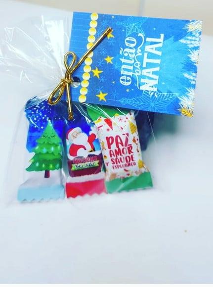 3 Unidades De Balinhas Natal Com Tag