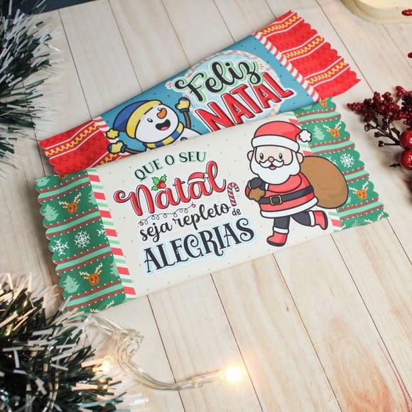 Barra de Chocolate 80g- Natal