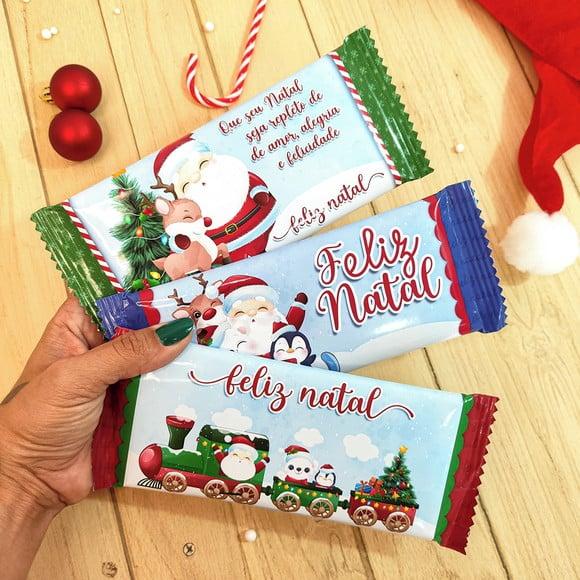Barra de Chocolate 80g- Natal