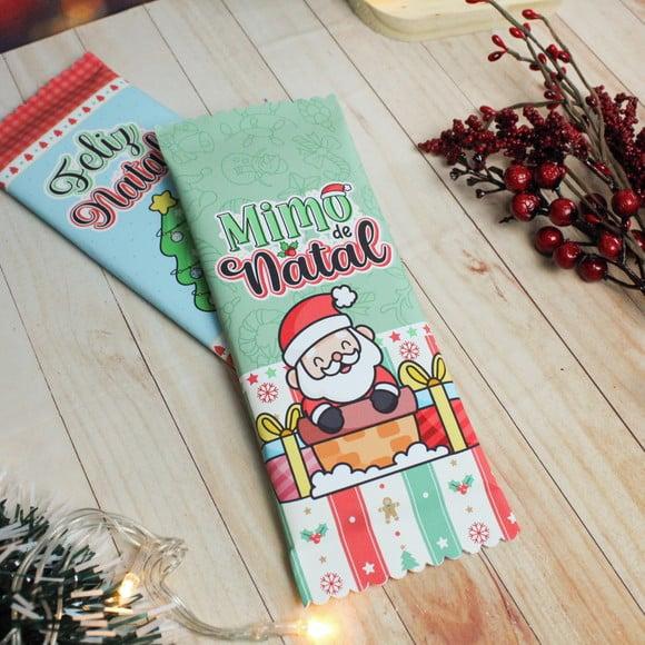 Barra de Chocolate 80g- Natal