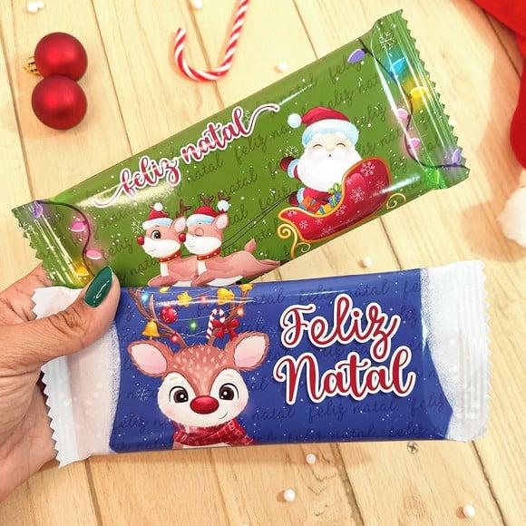 Barra de Chocolate 80g- Natal