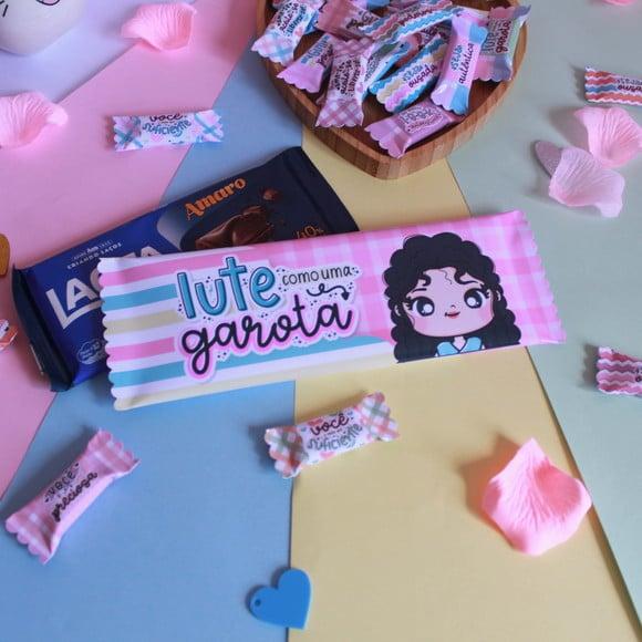 Barra de Chocolate 90 Gr - Dia da Mulher