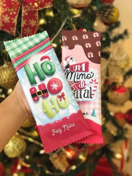 Barra de Chocolate 90 Gr - Natal