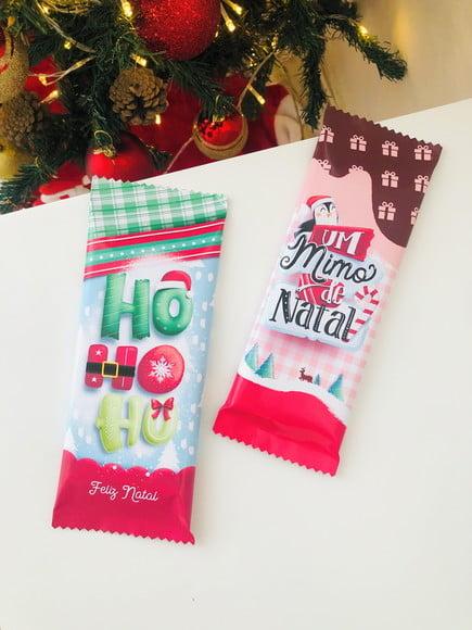Barra de Chocolate 90 Gr - Natal