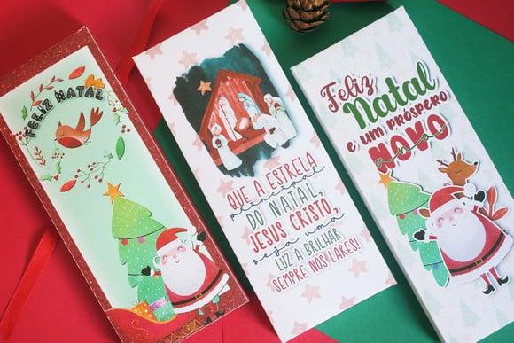 Barra de Chocolate 90g- Feliz Natal