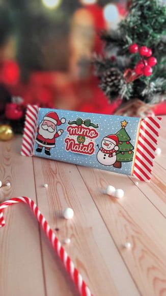 Barra de Chocolate 90g- Mimo Natal