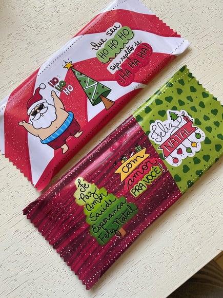Barra de Chocolate 90g- Natal
