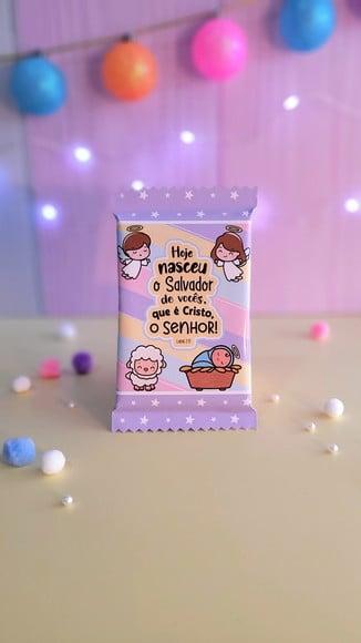 Barra de Chocolate 90g- Natal Cristão