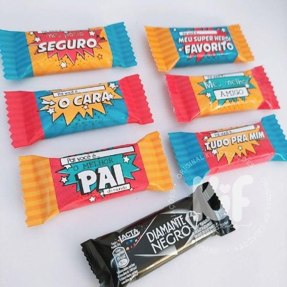 Barrinha de Chocolate 20gr - Dia dos Pais