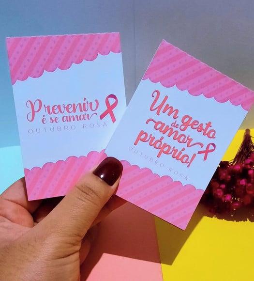 Bloquinho de Anotação- Outubro Rosa