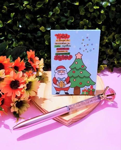 Bloquinho de Anotações com Caneta- Natal