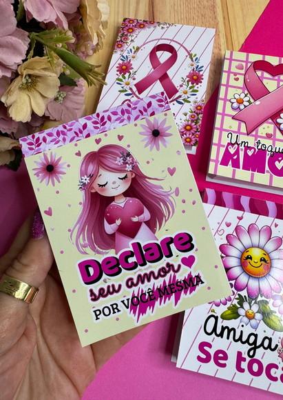 Bloquinho de Anotações- Outubro Rosa