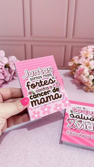 Bloquinho de Anotações- Outubro Rosa
