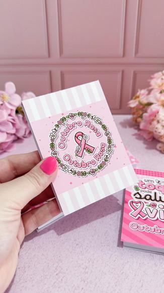 Bloquinho de Anotações- Outubro Rosa