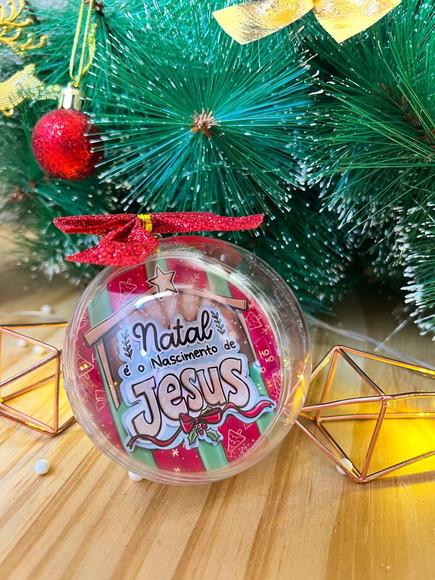 Bolinha com Foto- Mimo de Natal