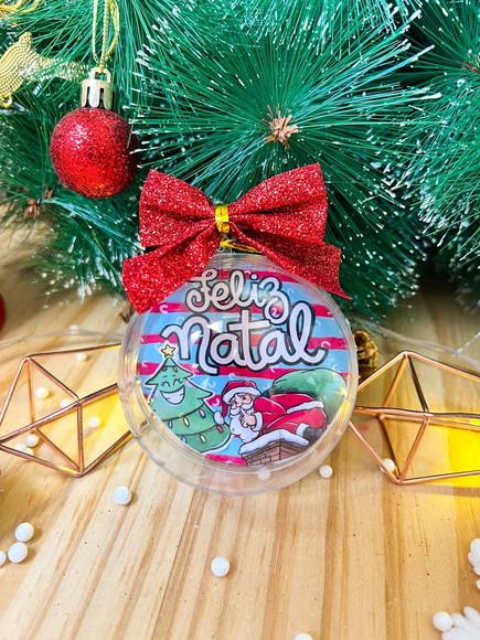 Bolinha com Foto- Mimo de Natal