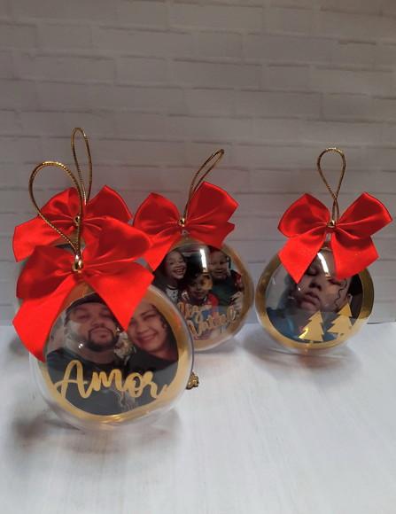 Bolinha com Foto- Natal