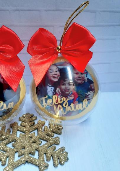 Bolinha com Foto- Natal