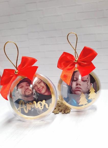 Bolinha com Foto- Natal