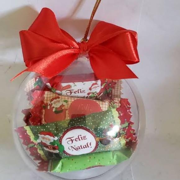 Bolinhas Natal com 6 Balas Personalizadas