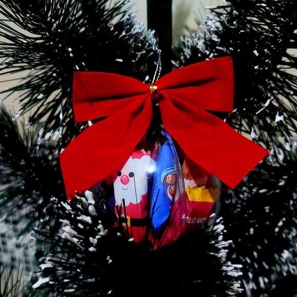 Bolinhas Natal com 6 Balas Personalizadas