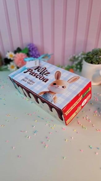 Caixa de Chocolate (com Chocolates)- Páscoa