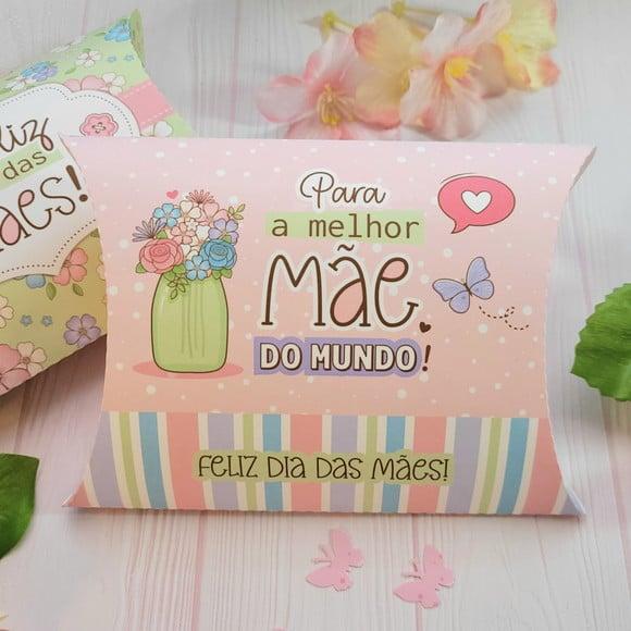 Caixinha com 1 Bombom- Dia das Mães