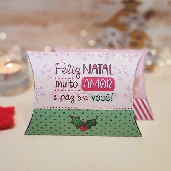 Caixinha com 1 Bombom- Natal