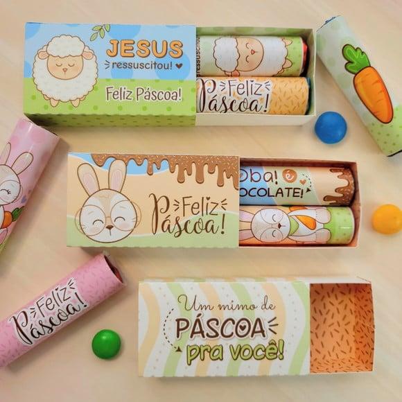 Caixinha com 2 Batons- Páscoa