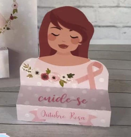 Caixinha com 2 Bis- Outubro Rosa