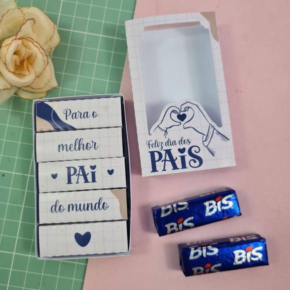 Caixinha com 5 Bis- Dia dos Pais