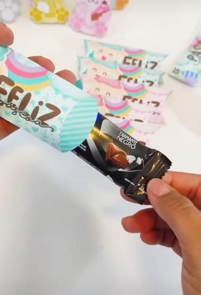 Caixinha com Barrinha de Chocolate 20 Gr - Páscoa