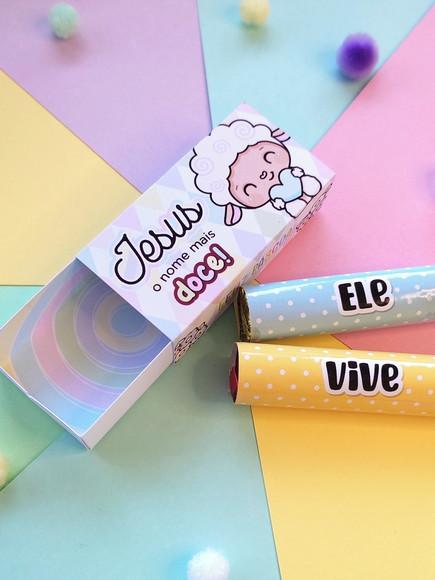 Caixinha com Baton- Páscoa