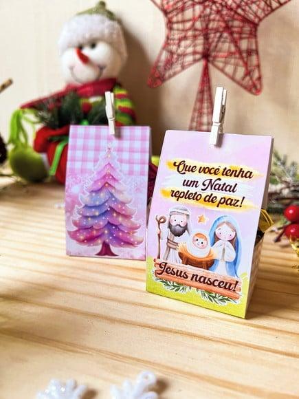 Caixinha com Bombom- Natal