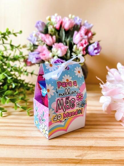 Caixinha com Bombom-dia das Mães