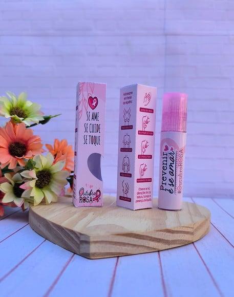 Caixinha com Brilho Labial- Outubro Rosa
