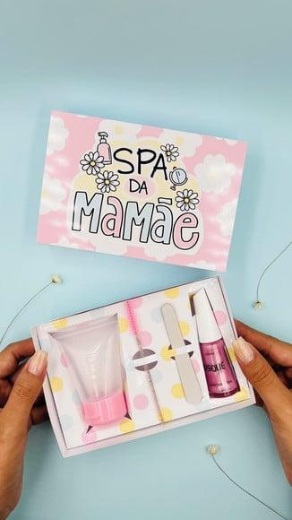 Caixinha com Kit Spa- Dia das Mães