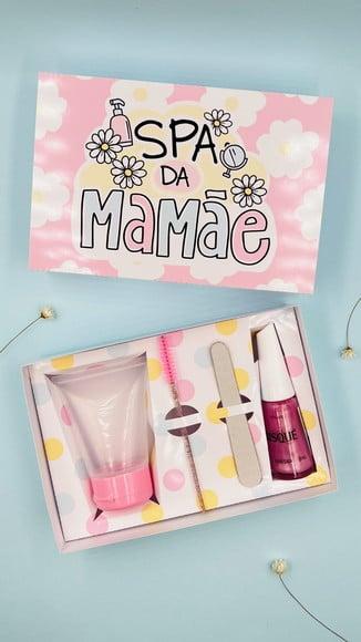 Caixinha com Kit Spa- Dia das Mães