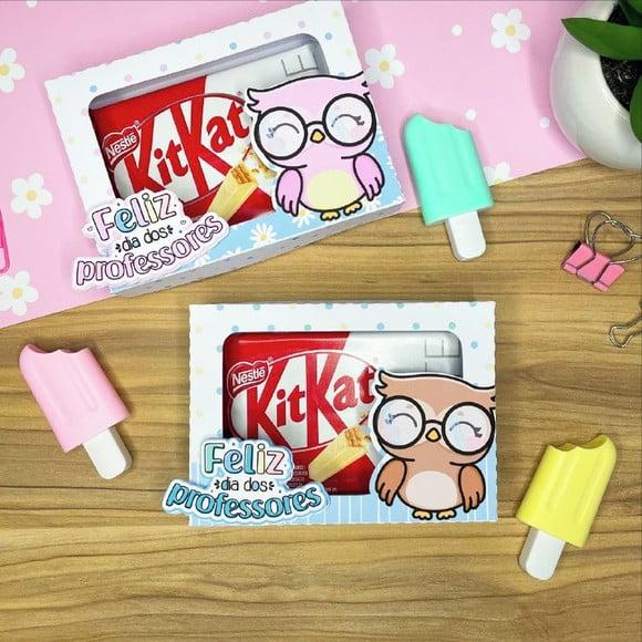 Caixinha com Kitkat- Dia dos Professores