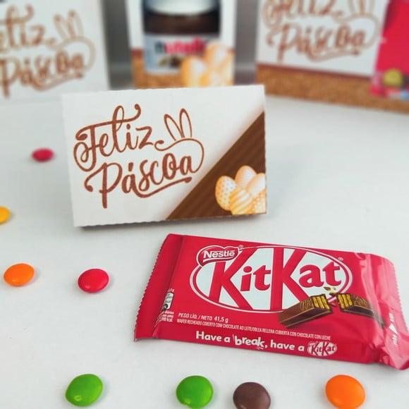 Caixinha com Kitkat- Páscoa