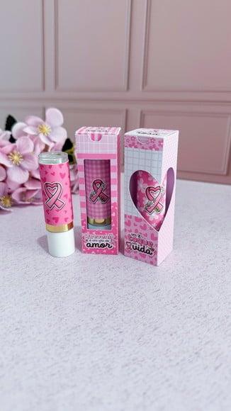 Caixinha com Manteiga de Cacau- Outubro Rosa