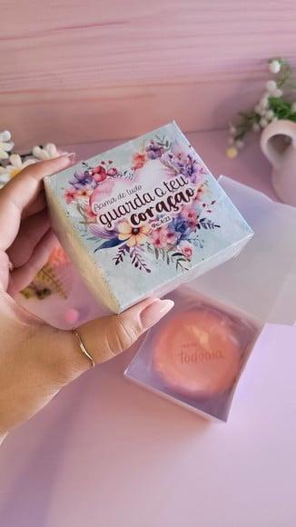 Caixinha com Sabonete Natura- Dia da Mulher