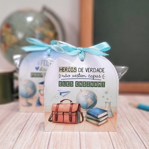 Caixinha com Sabonete Natura- Dia dos Professores