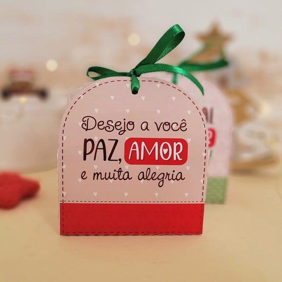 Caixinha com Sabonete Natura- Natal