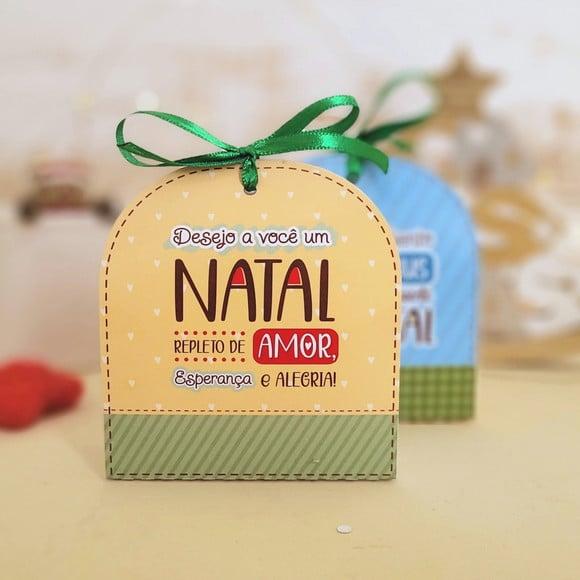 Caixinha com Sabonete Natura- Natal