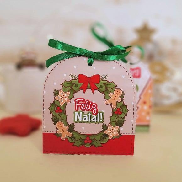 Caixinha com Sabonete Natura- Natal