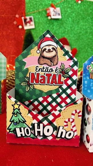 Caixinha com Sabonete Natura- Natal