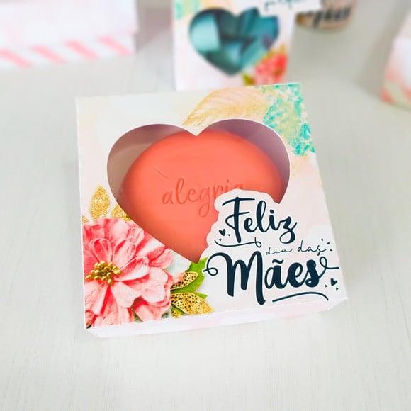 Caixinha com Sabonete- Dia das Mães