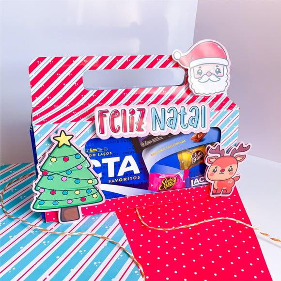 Caixinha de Natal com Chocolate- Natal