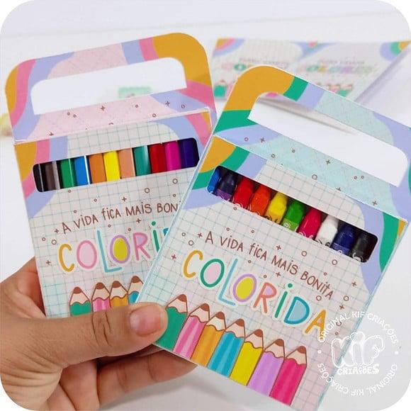 Caixinha Giz de Cera - Volta às Aulas